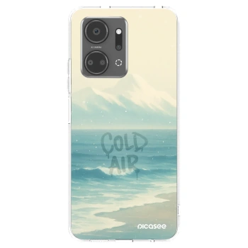 Picasee átlátszó szilikon tok az alábbi mobiltelefonokra Honor X7a - COLD AIR
