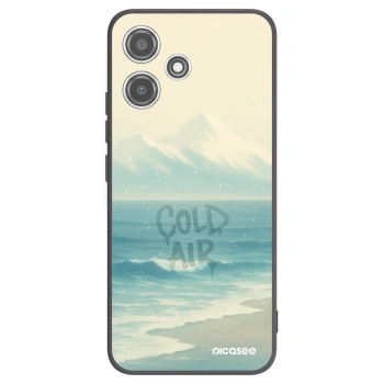 Picasee fekete szilikon tok az alábbi mobiltelefonokra Xiaomi Redmi 12 5G - COLD AIR