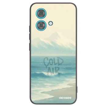 Picasee fekete szilikon tok az alábbi mobiltelefonokra Motorola Edge 40 Neo - COLD AIR