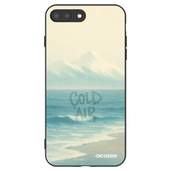 Picasee fekete szilikon tok az alábbi mobiltelefonokra Apple iPhone 8 Plus - COLD AIR