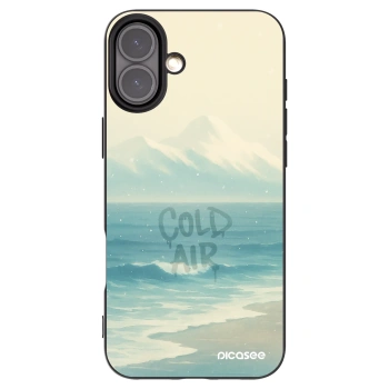 Picasee fekete szilikon tok az alábbi mobiltelefonokra Apple iPhone 16 Plus - COLD AIR