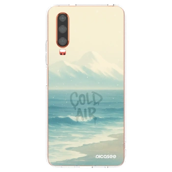 Picasee átlátszó szilikon tok az alábbi mobiltelefonokra Huawei P30 - COLD AIR