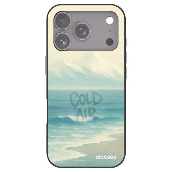 Picasee fekete szilikon tok az alábbi mobiltelefonokra Apple iPhone 17 Pro - COLD AIR