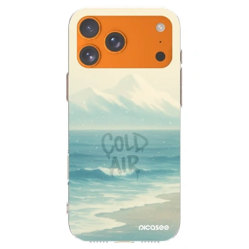 Picasee átlátszó szilikon tok az alábbi mobiltelefonokra Apple iPhone 17 Pro Max - COLD AIR