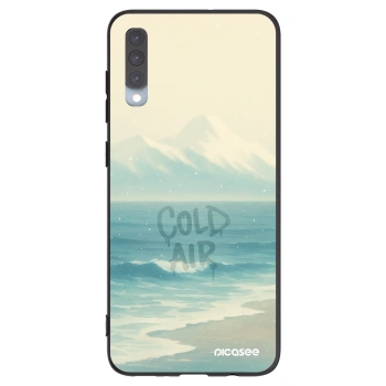 Picasee fekete szilikon tok az alábbi mobiltelefonokra Samsung Galaxy A70 A705F - COLD AIR
