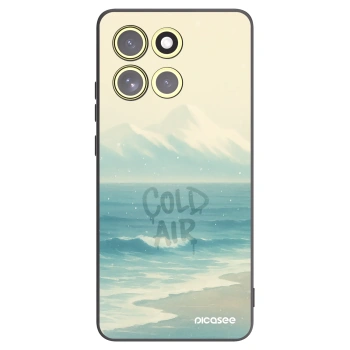 Picasee fekete szilikon tok az alábbi mobiltelefonokra Motorola Moto G86 5G - COLD AIR