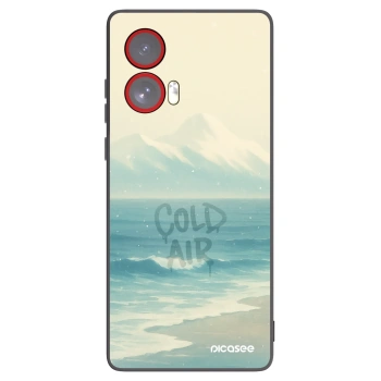 Picasee fekete szilikon tok az alábbi mobiltelefonokra Motorola Edge 50 Fusion - COLD AIR