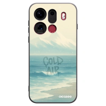 Picasee fekete szilikon tok az alábbi mobiltelefonokra OPPO Find X9 Pro - COLD AIR