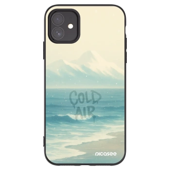 Picasee fekete szilikon tok az alábbi mobiltelefonokra Apple iPhone 11 - COLD AIR