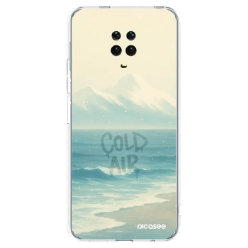 Picasee átlátszó szilikon tok az alábbi mobiltelefonokra Xiaomi Redmi Note 9S - COLD AIR