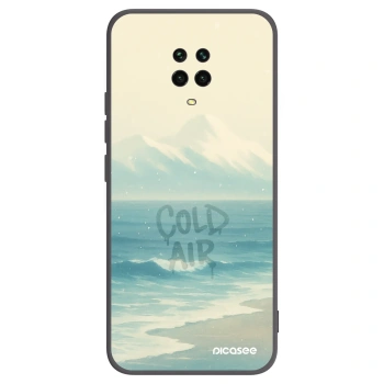 Picasee fekete szilikon tok az alábbi mobiltelefonokra Xiaomi Redmi Note 9S - COLD AIR