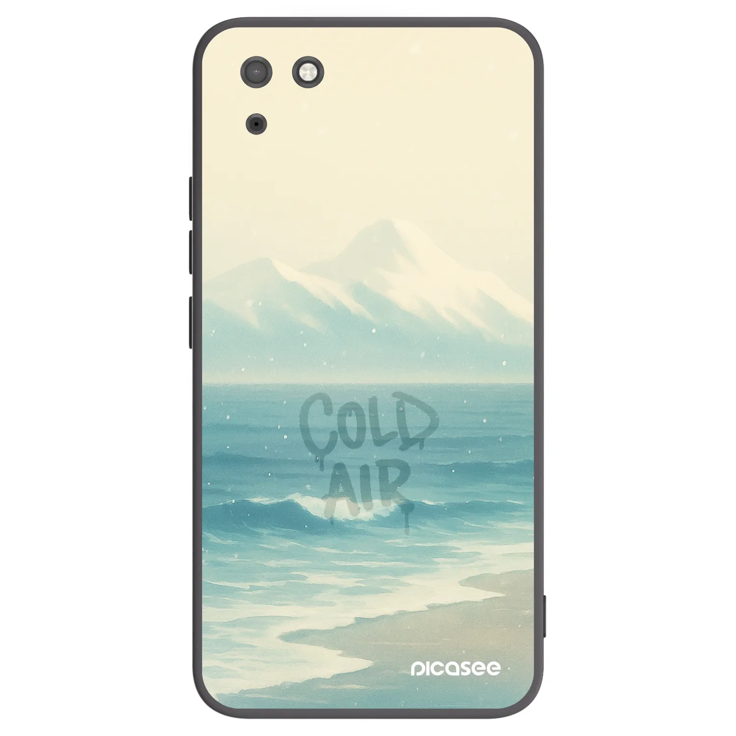 Picasee fekete szilikon tok az alábbi mobiltelefonokra Huawei Y5P - COLD AIR