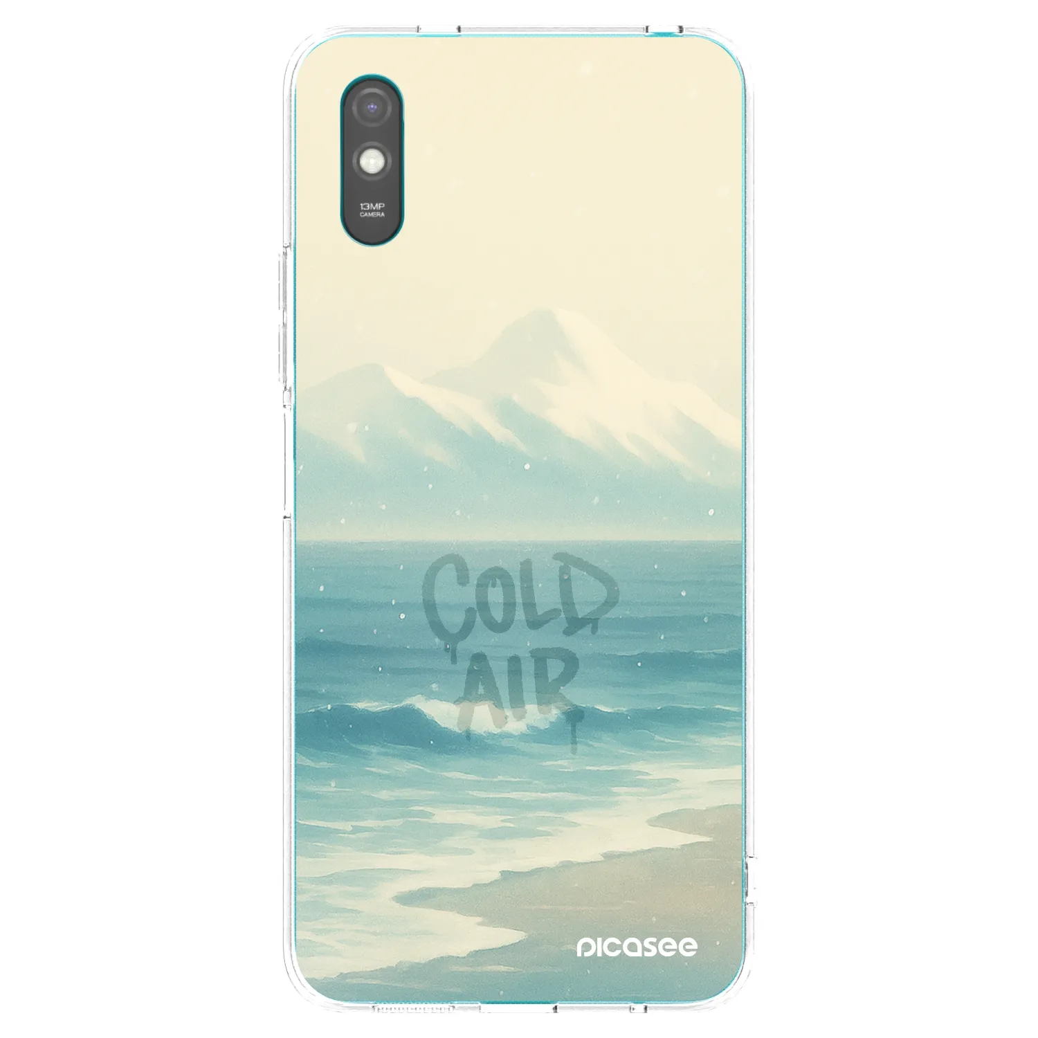 Picasee átlátszó szilikon tok az alábbi mobiltelefonokra Xiaomi Redmi 9A - COLD AIR