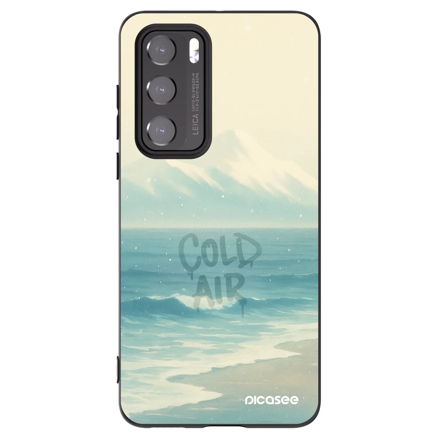 Picasee fekete szilikon tok az alábbi mobiltelefonokra Huawei P40 - COLD AIR