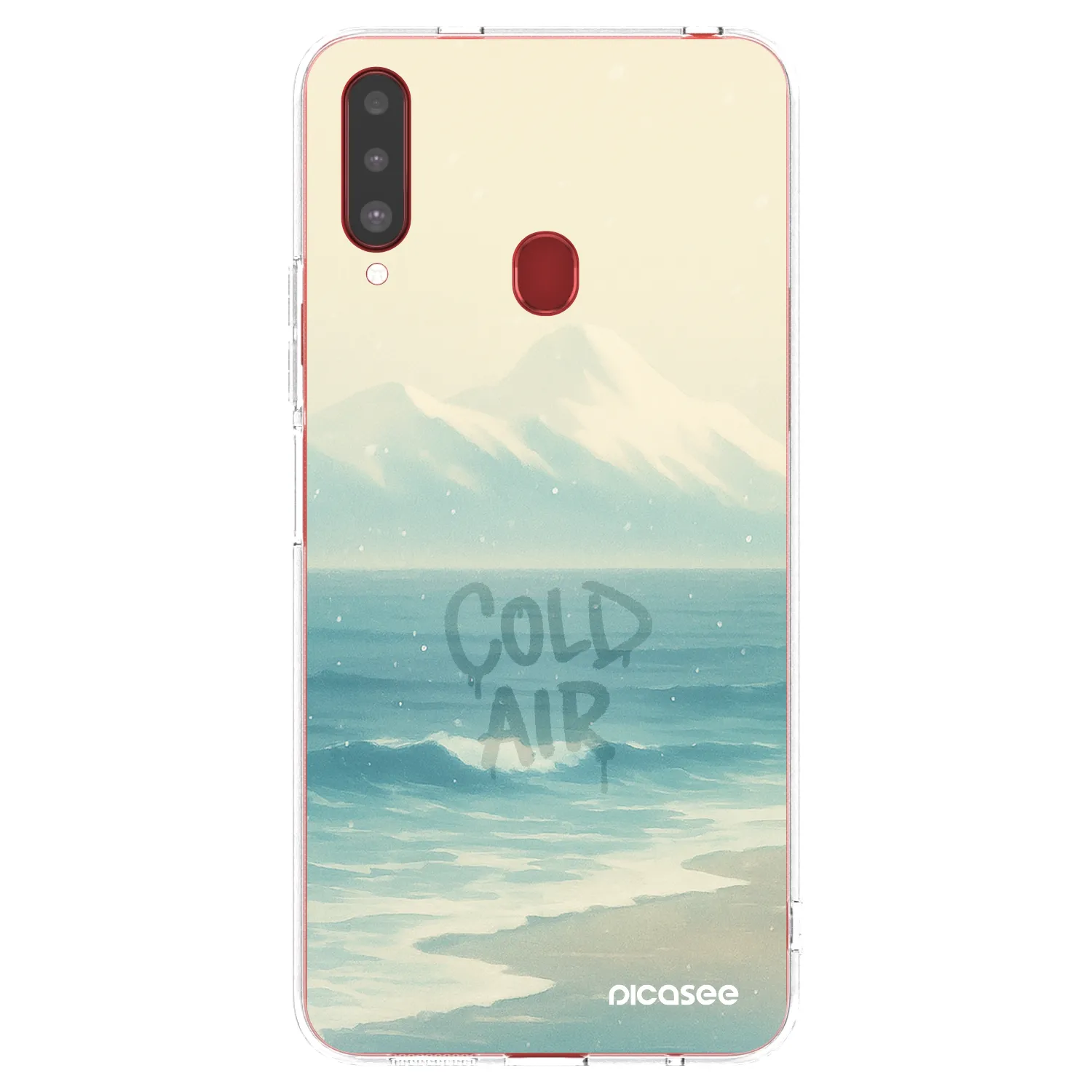 Picasee átlátszó szilikon tok az alábbi mobiltelefonokra Samsung Galaxy A20s - COLD AIR