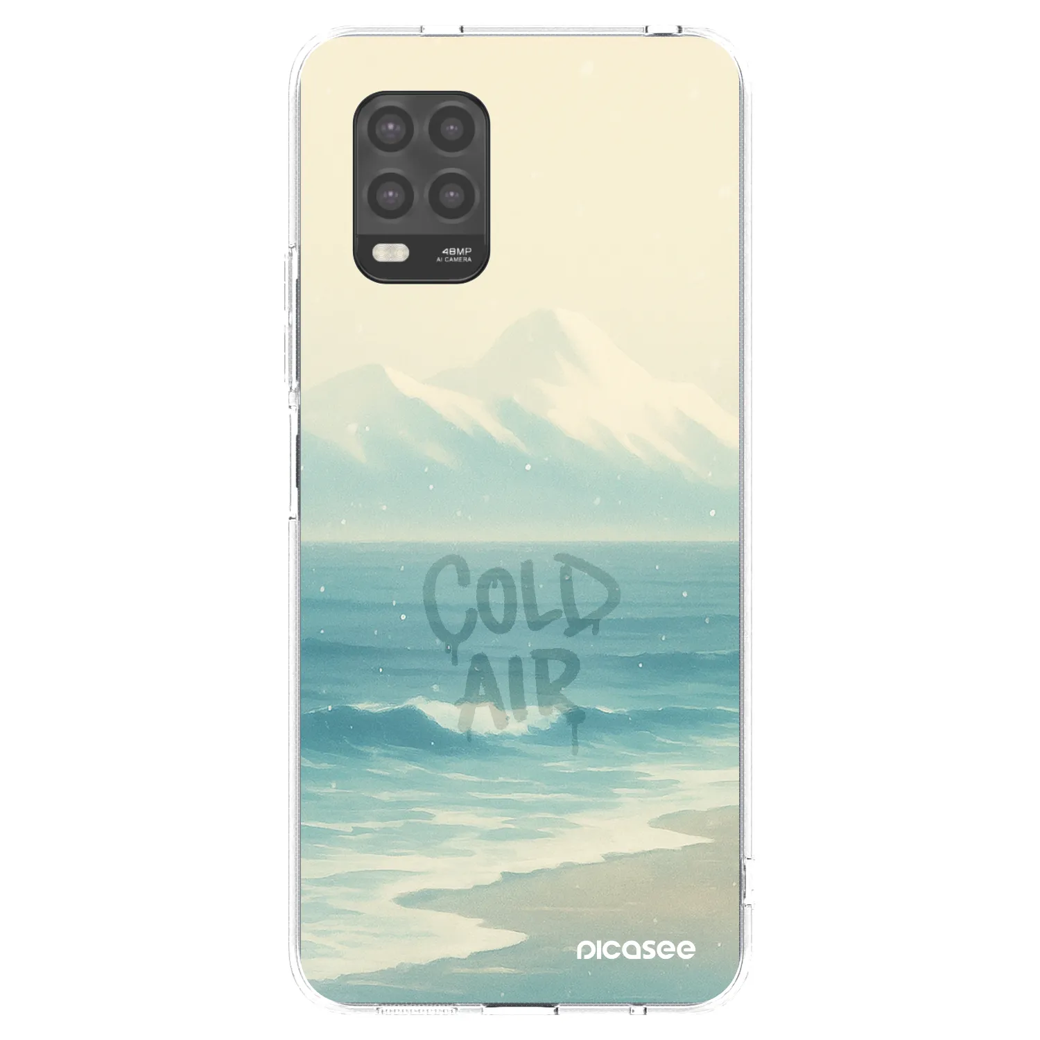 Picasee átlátszó szilikon tok az alábbi mobiltelefonokra Xiaomi Mi 10 Lite - COLD AIR