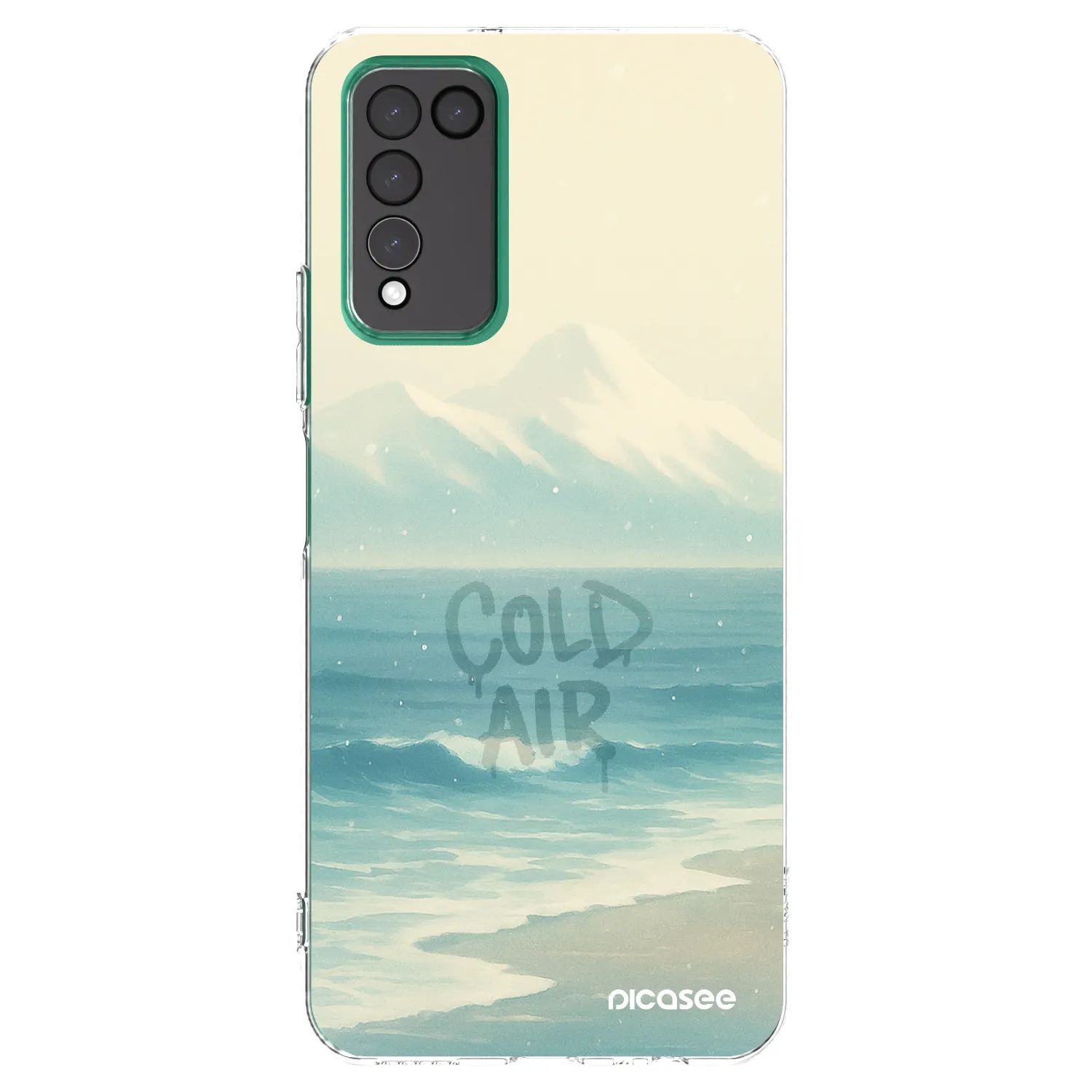 Picasee átlátszó szilikon tok az alábbi mobiltelefonokra Honor 10X Lite - COLD AIR