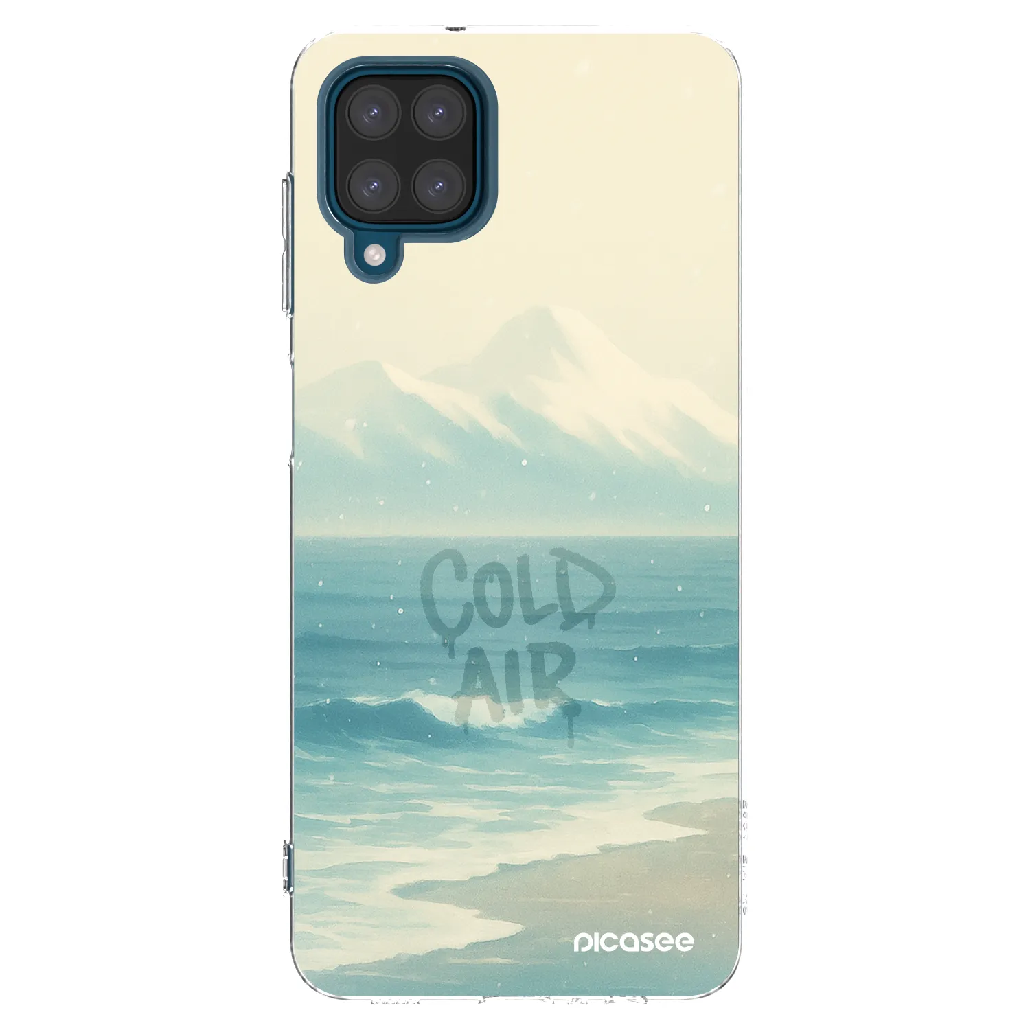 Picasee átlátszó szilikon tok az alábbi mobiltelefonokra Samsung Galaxy A12 A125F - COLD AIR