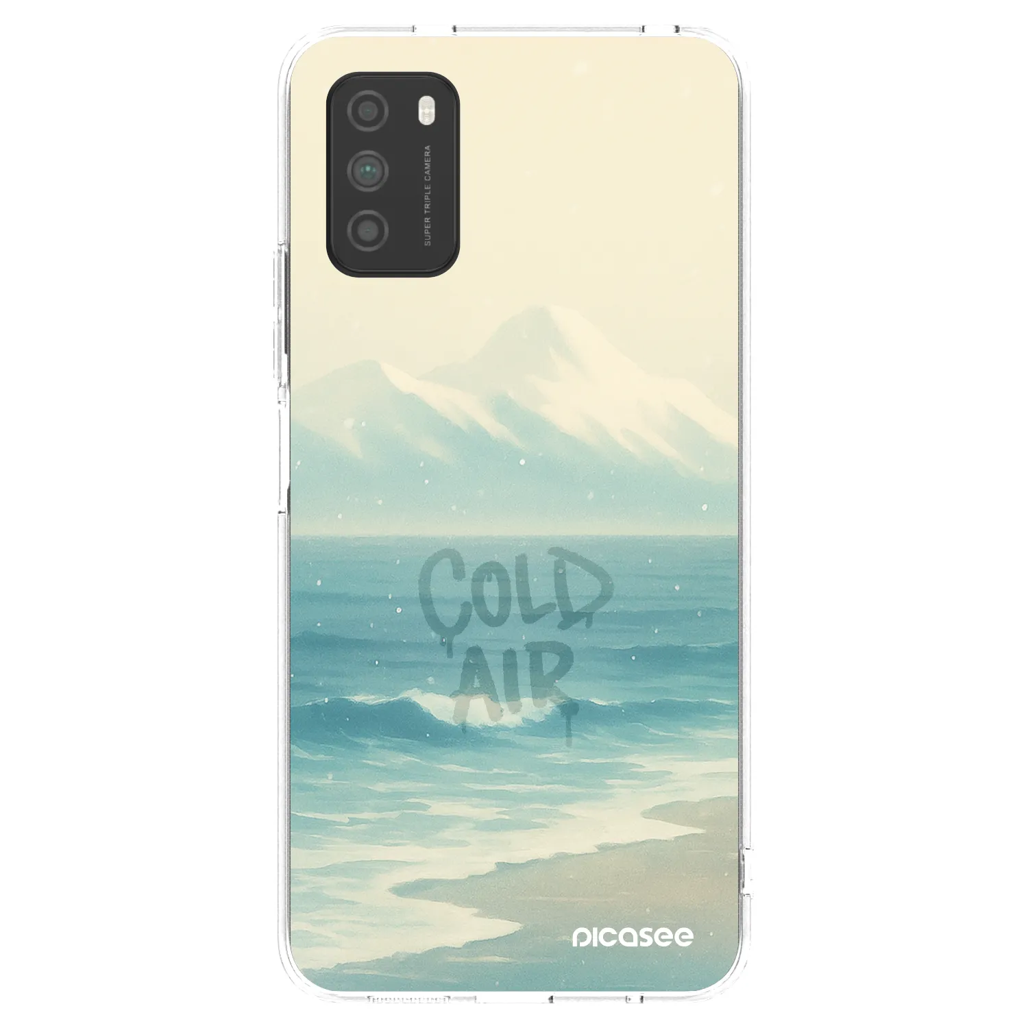 Picasee átlátszó szilikon tok az alábbi mobiltelefonokra Xiaomi Poco M3 - COLD AIR