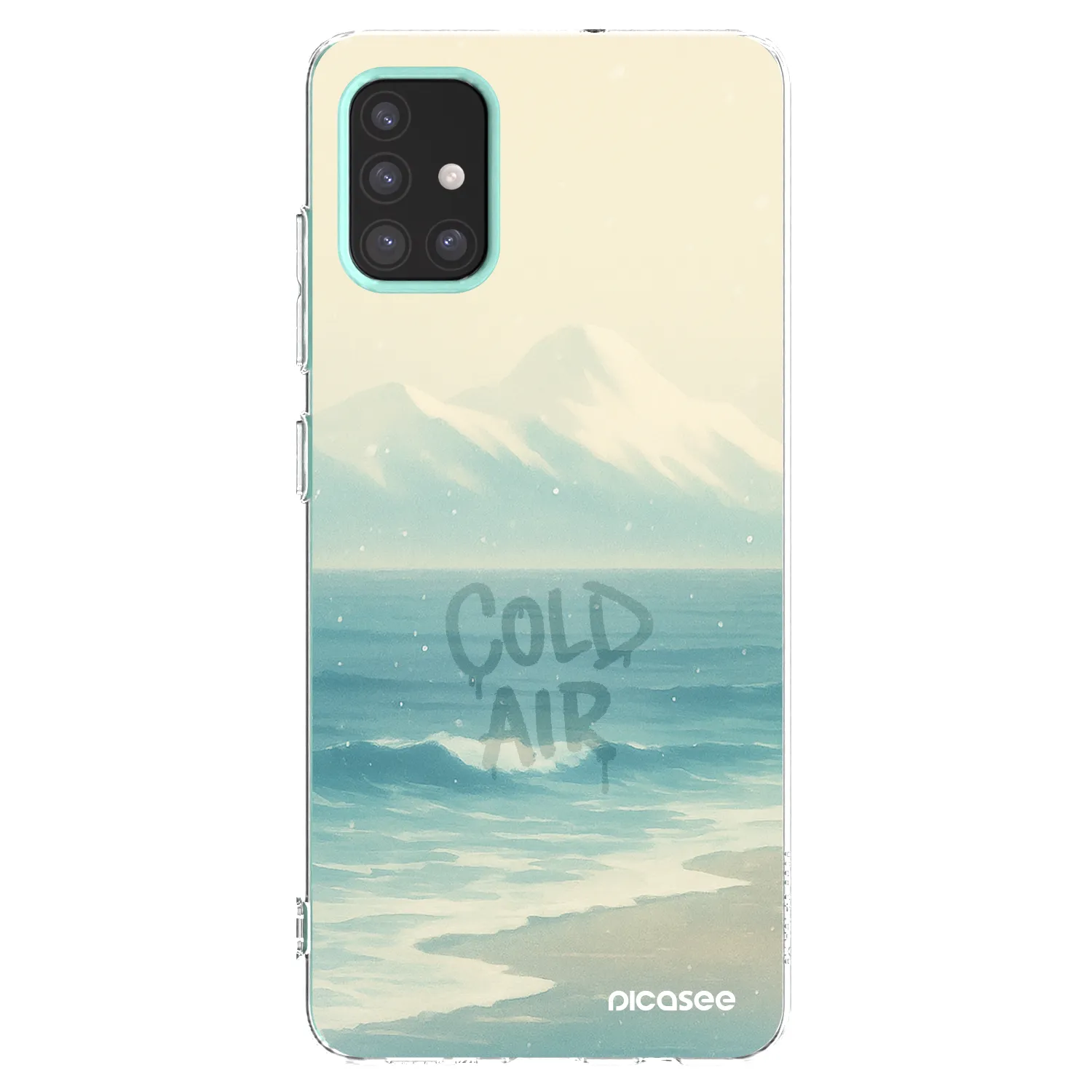 Picasee átlátszó szilikon tok az alábbi mobiltelefonokra Samsung Galaxy M31s - COLD AIR
