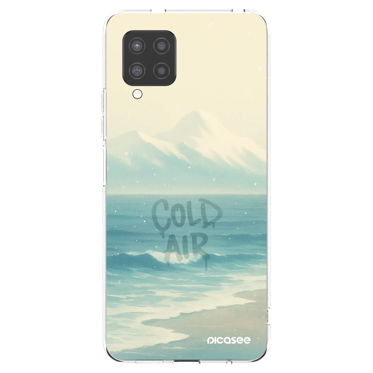 Picasee átlátszó szilikon tok az alábbi mobiltelefonokra Samsung Galaxy A42 A426B - COLD AIR