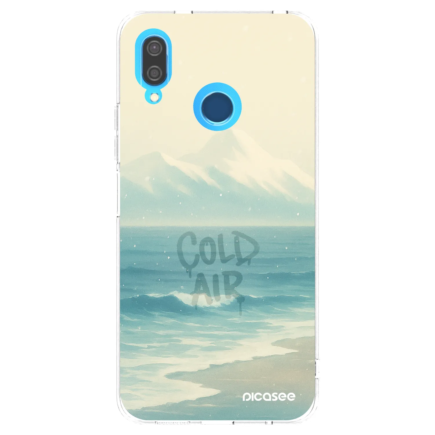 Picasee átlátszó szilikon tok az alábbi mobiltelefonokra Huawei P20 Lite - COLD AIR