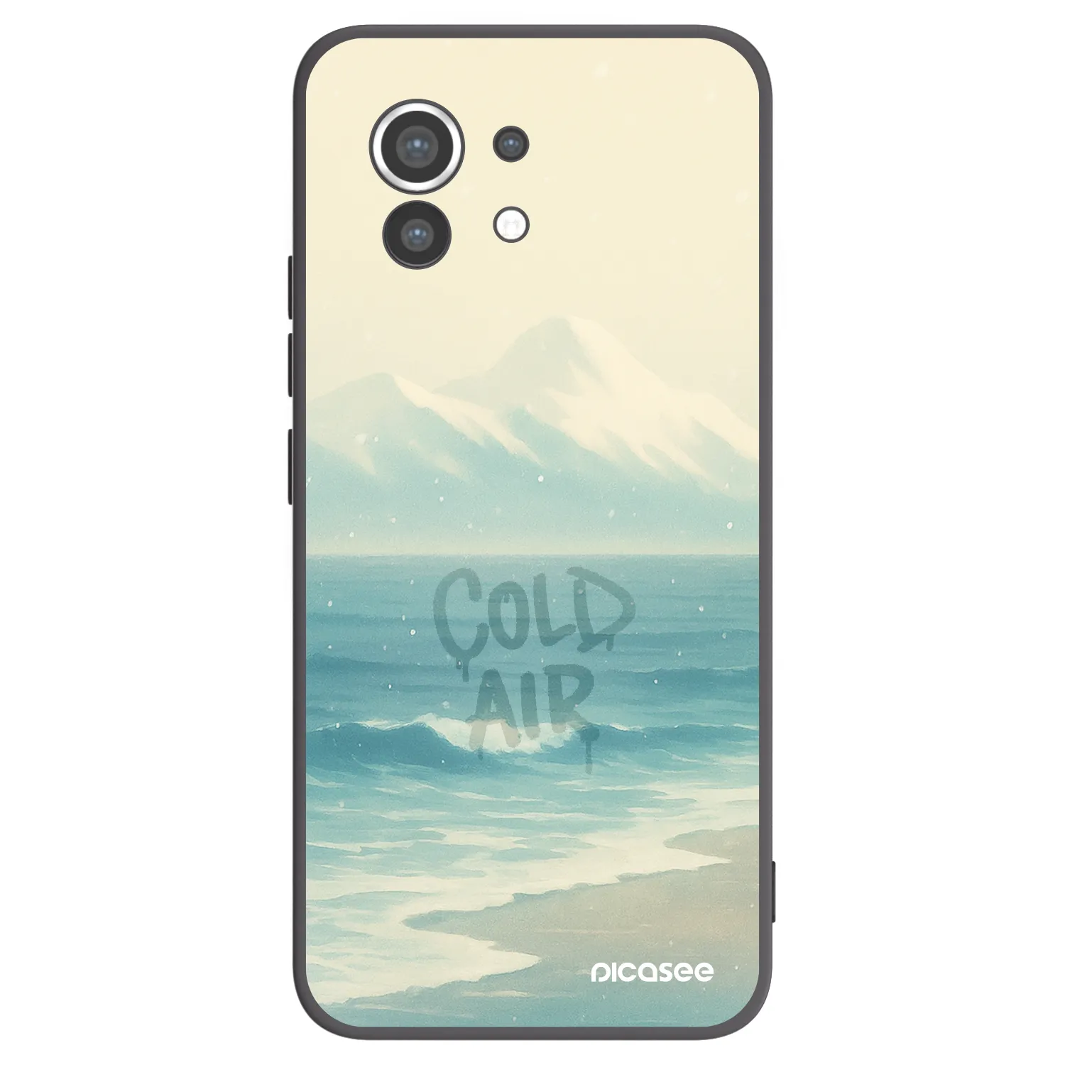 Picasee fekete szilikon tok az alábbi mobiltelefonokra Xiaomi Mi 11 - COLD AIR