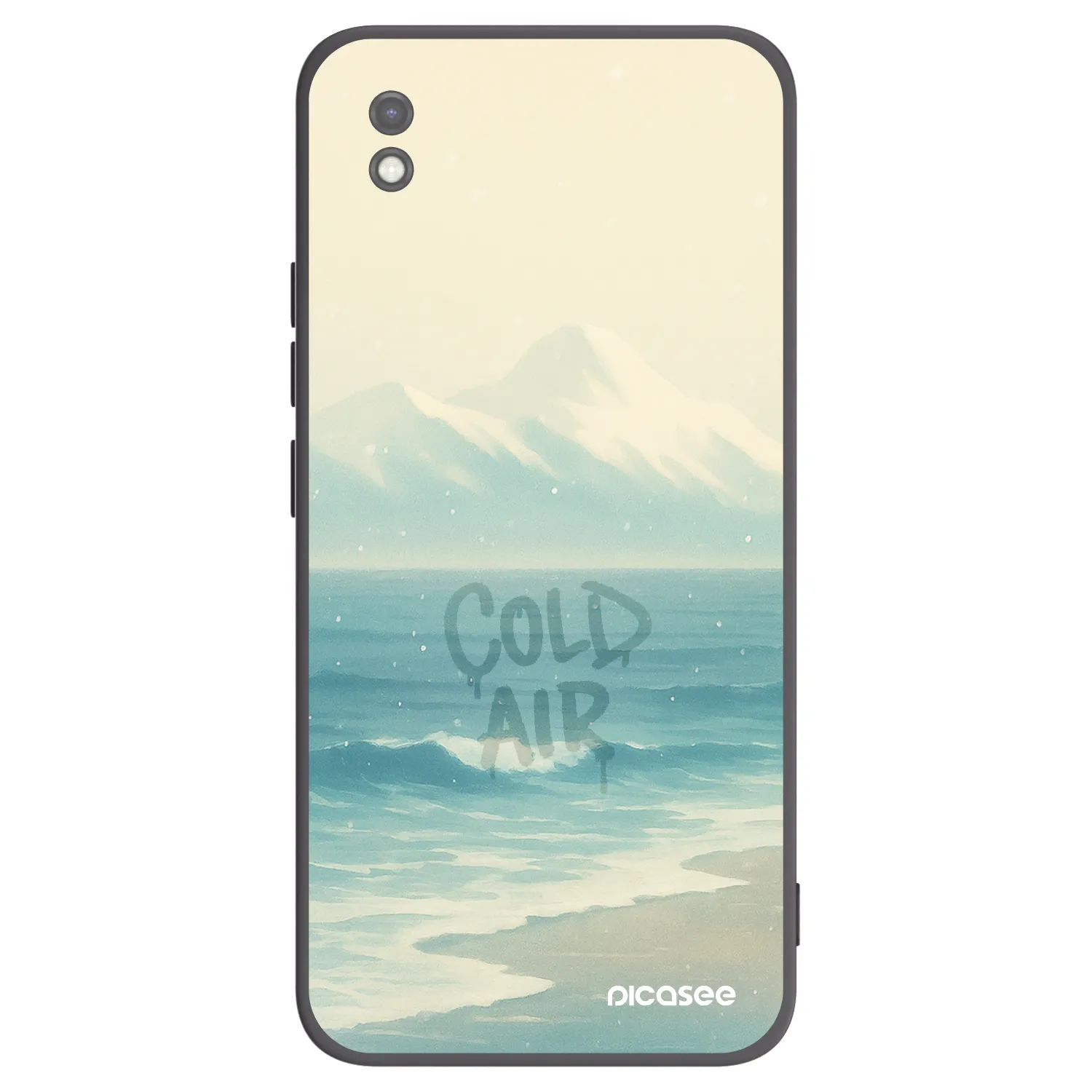 Picasee fekete szilikon tok az alábbi mobiltelefonokra Xiaomi Redmi 9AT - COLD AIR