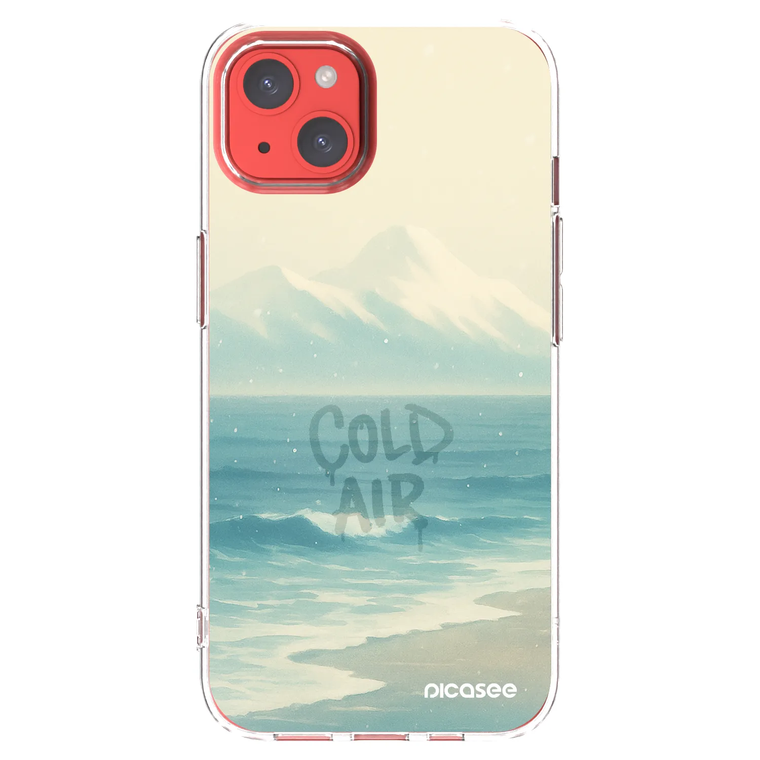 Picasee átlátszó szilikon tok az alábbi mobiltelefonokra Apple iPhone 13 - COLD AIR