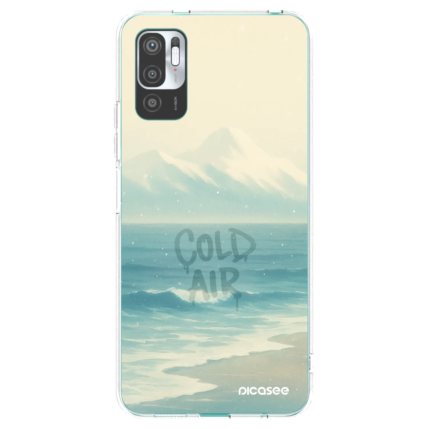 Picasee átlátszó szilikon tok az alábbi mobiltelefonokra Xiaomi Redmi Note 10 5G - COLD AIR