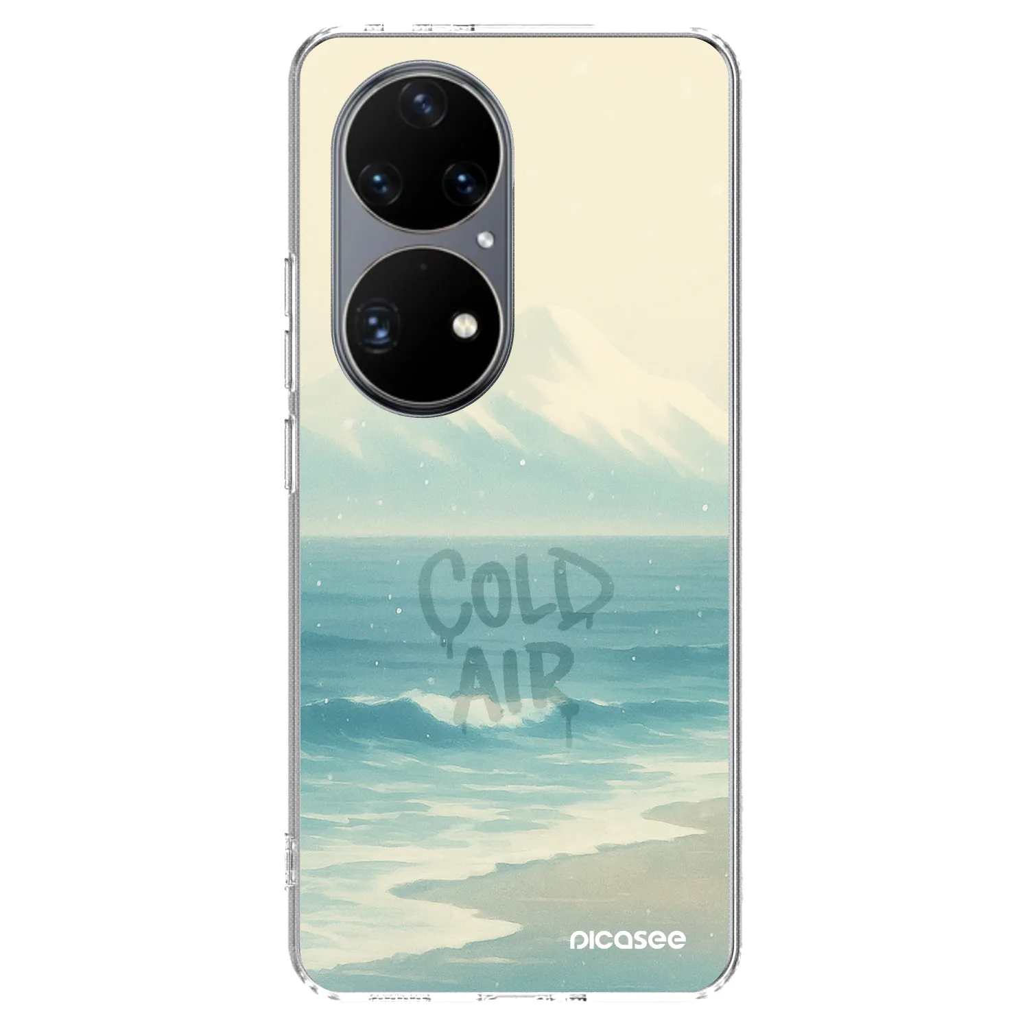 Picasee átlátszó szilikon tok az alábbi mobiltelefonokra Huawei P50 - COLD AIR