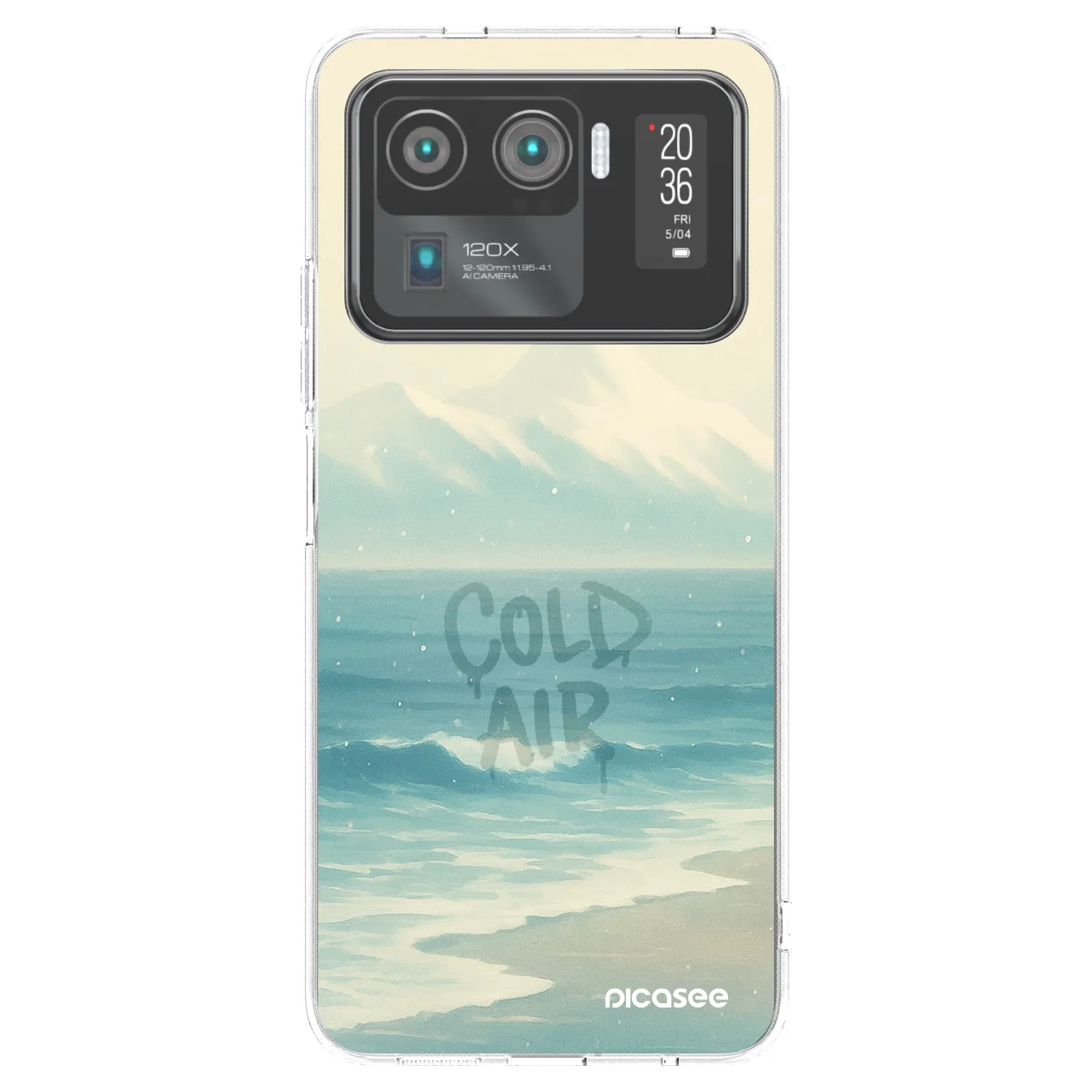 Picasee átlátszó szilikon tok az alábbi mobiltelefonokra Xiaomi Mi 11 Ultra - COLD AIR