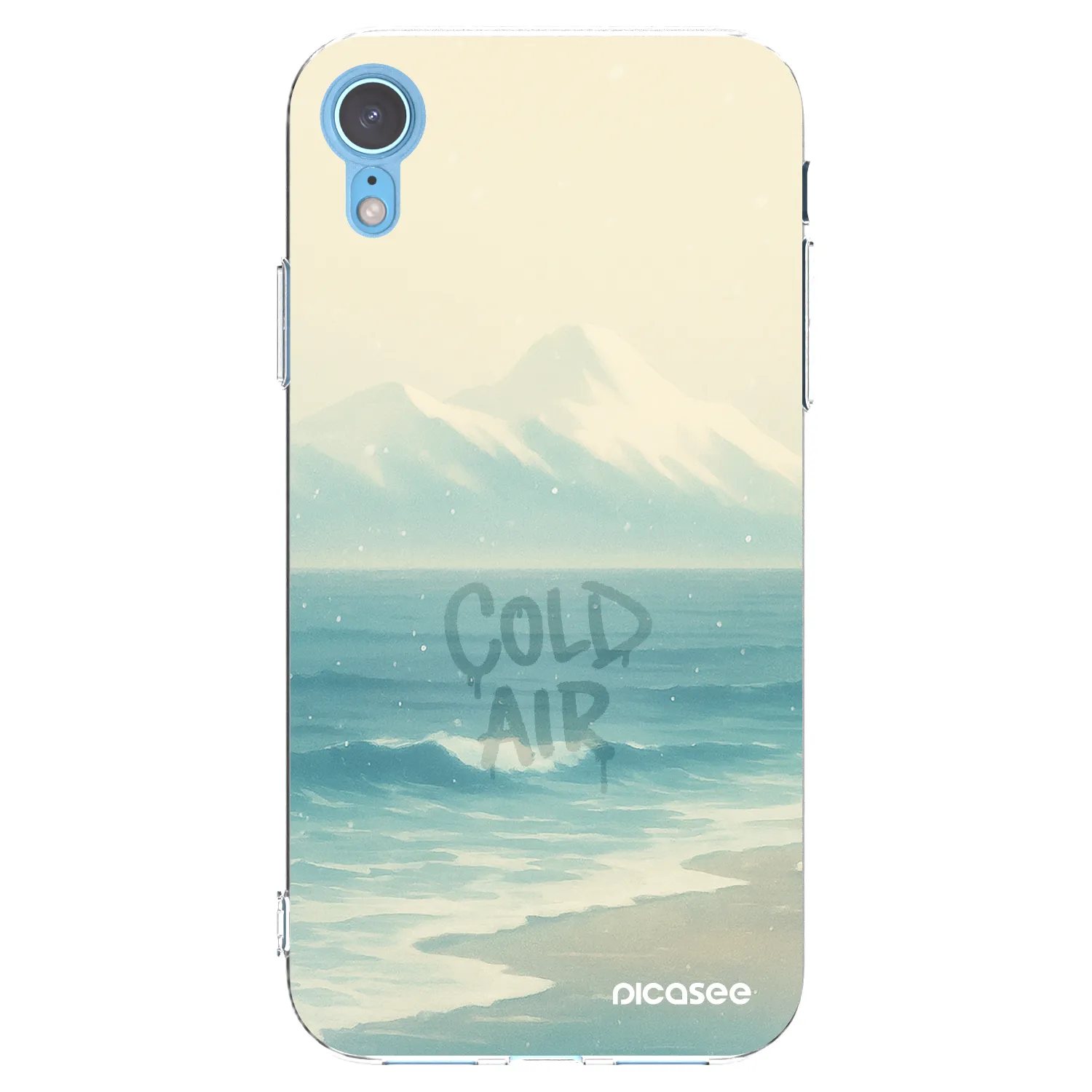 Picasee átlátszó szilikon tok az alábbi mobiltelefonokra Apple iPhone XR - COLD AIR