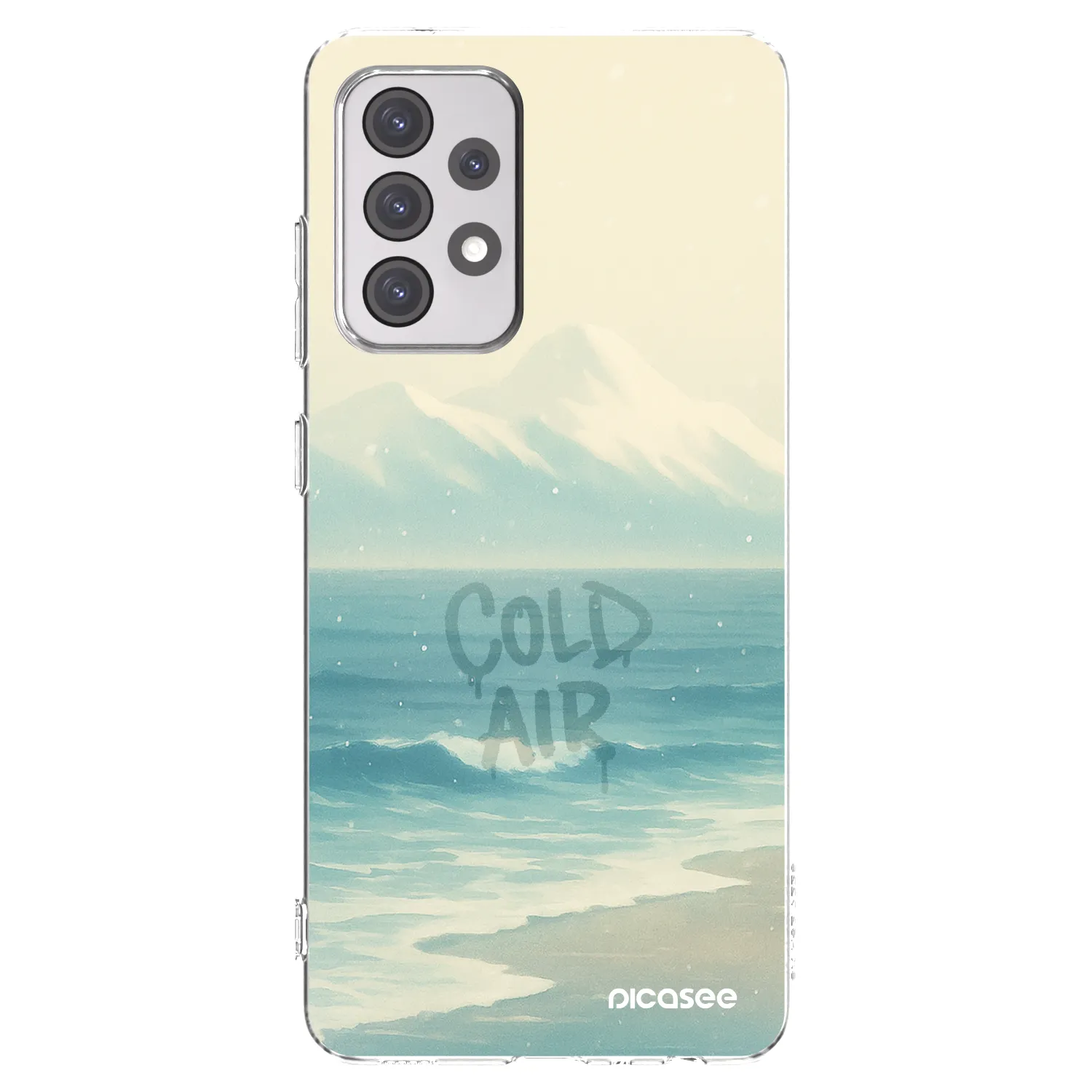 Picasee átlátszó szilikon tok az alábbi mobiltelefonokra Samsung Galaxy A52s 5G A528B - COLD AIR