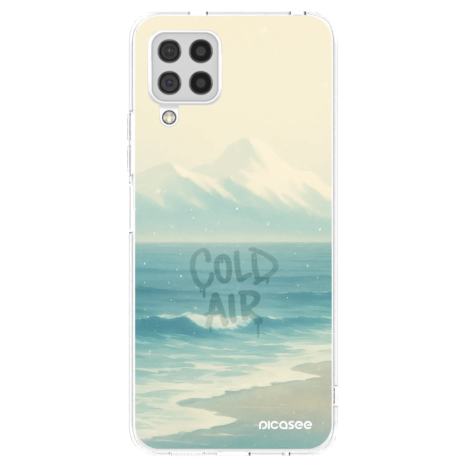 Picasee átlátszó szilikon tok az alábbi mobiltelefonokra Samsung Galaxy A22 A225F 4G - COLD AIR