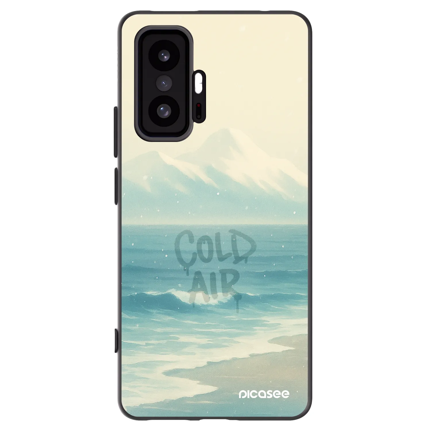 Picasee fekete szilikon tok az alábbi mobiltelefonokra Xiaomi 11T - COLD AIR