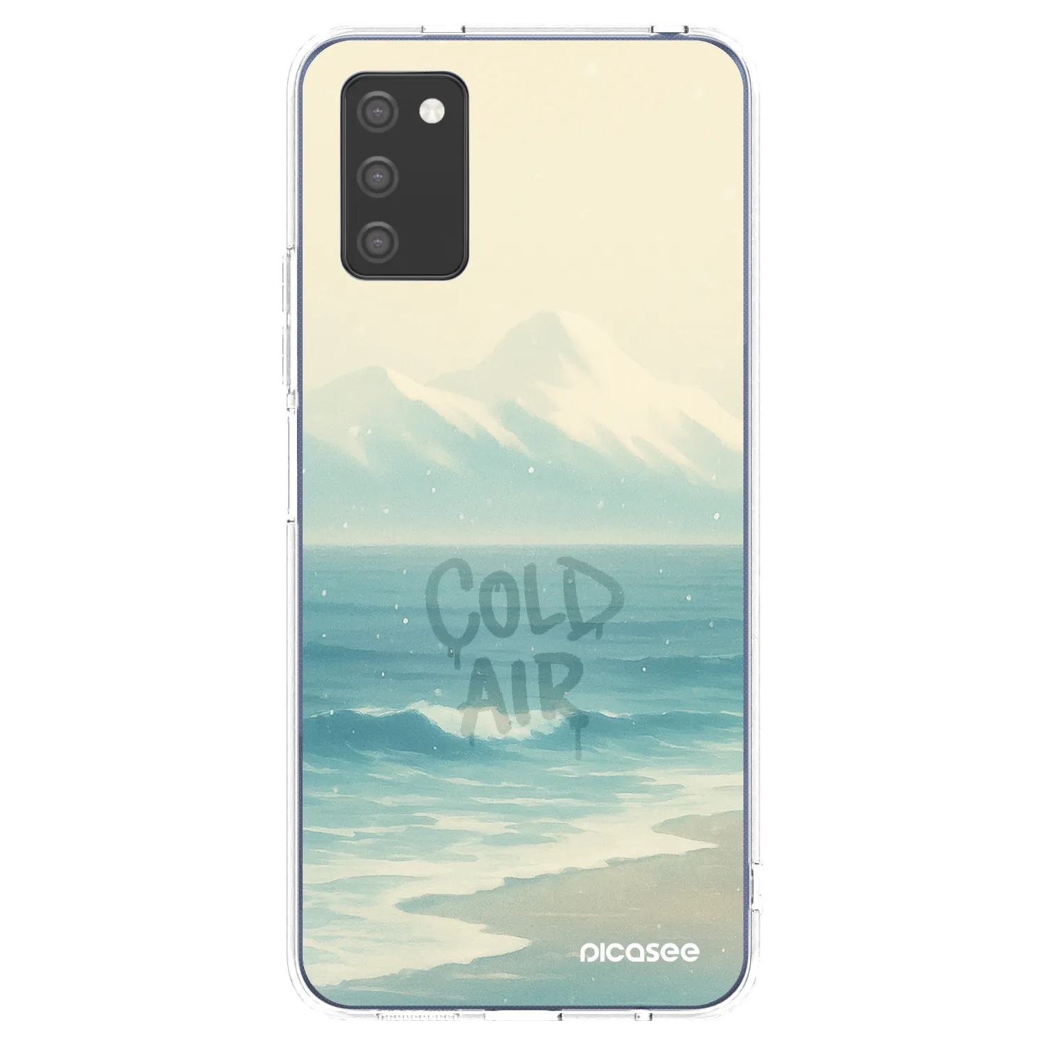 Picasee átlátszó szilikon tok az alábbi mobiltelefonokra Samsung Galaxy A03s A037G - COLD AIR