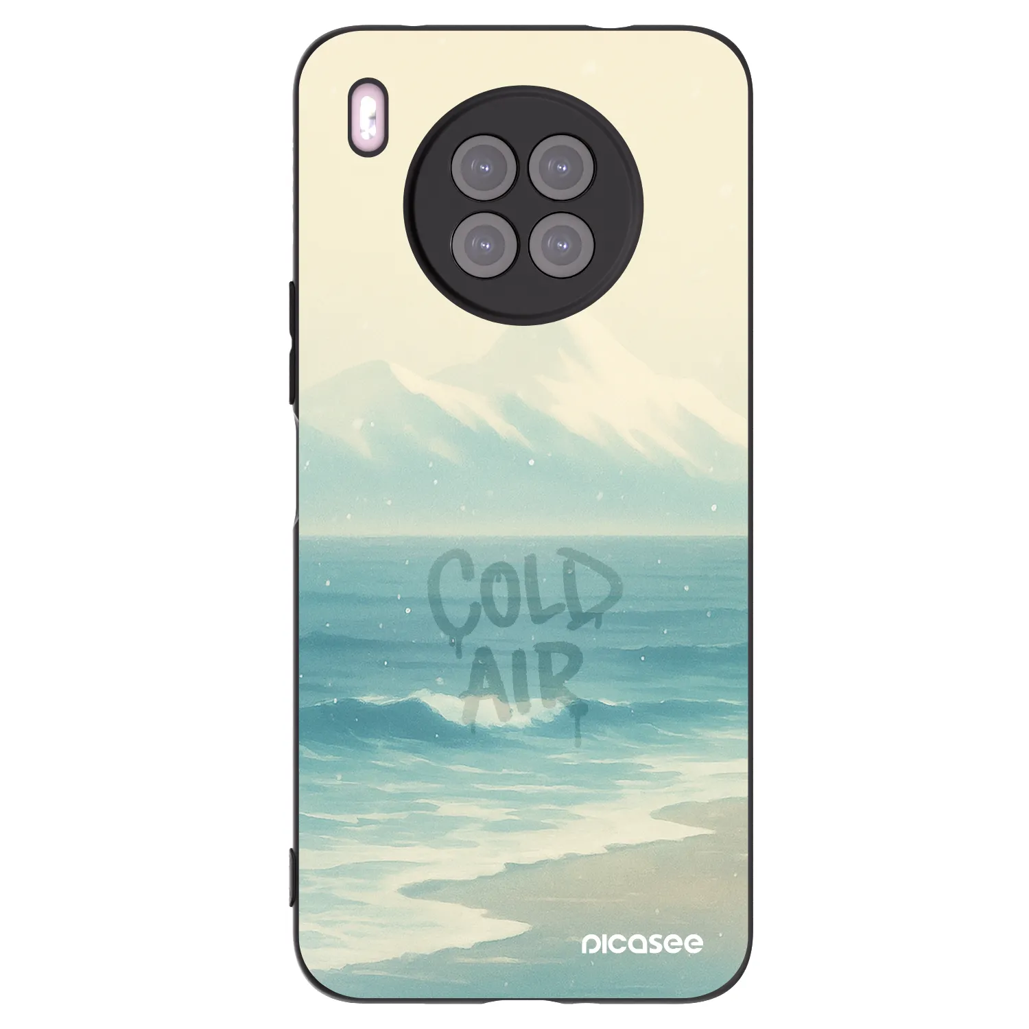 Picasee fekete szilikon tok az alábbi mobiltelefonokra Huawei Nova 8i - COLD AIR