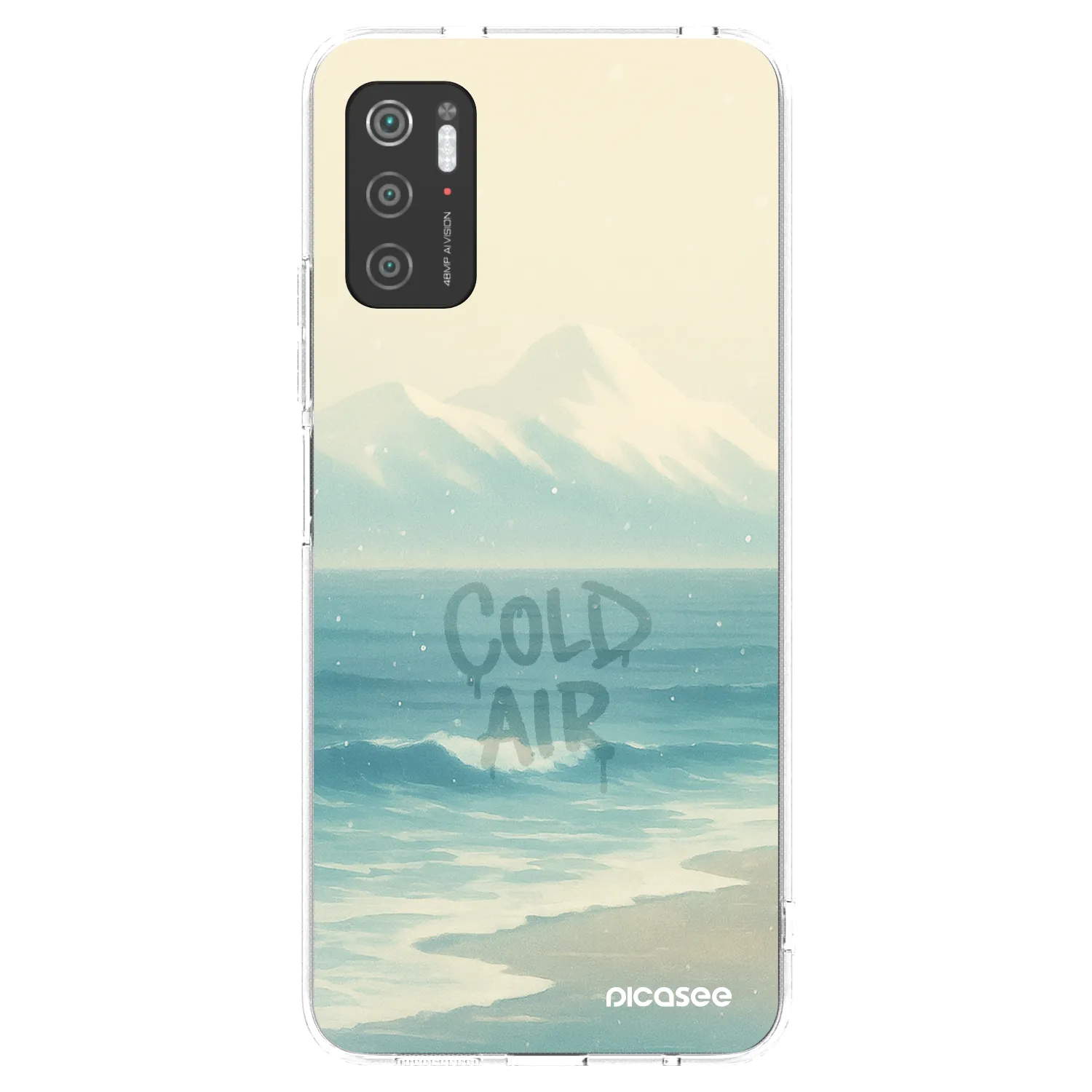 Picasee átlátszó szilikon tok az alábbi mobiltelefonokra Xiaomi Poco M3 Pro 5G - COLD AIR