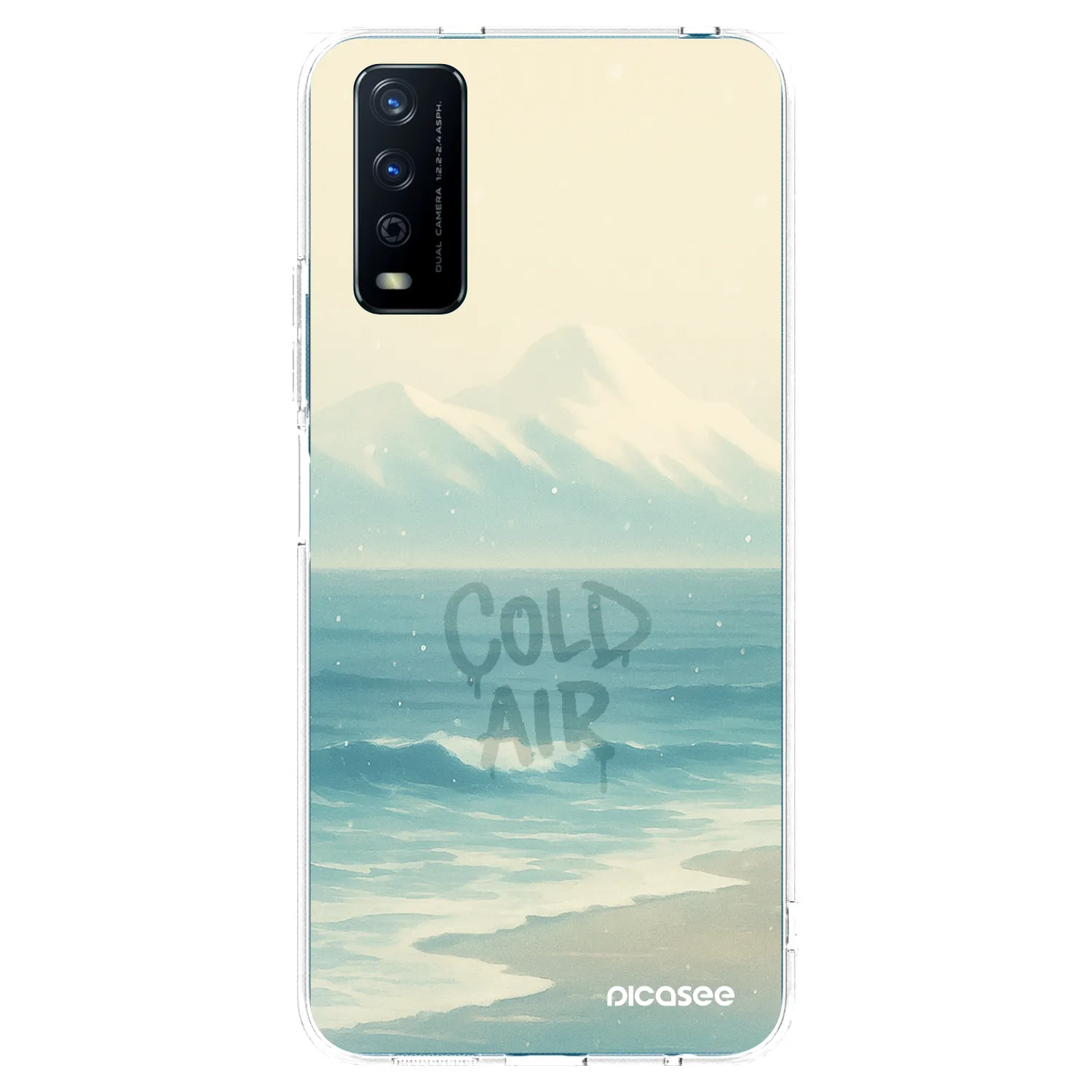 Picasee átlátszó szilikon tok az alábbi mobiltelefonokra Vivo Y11s - COLD AIR