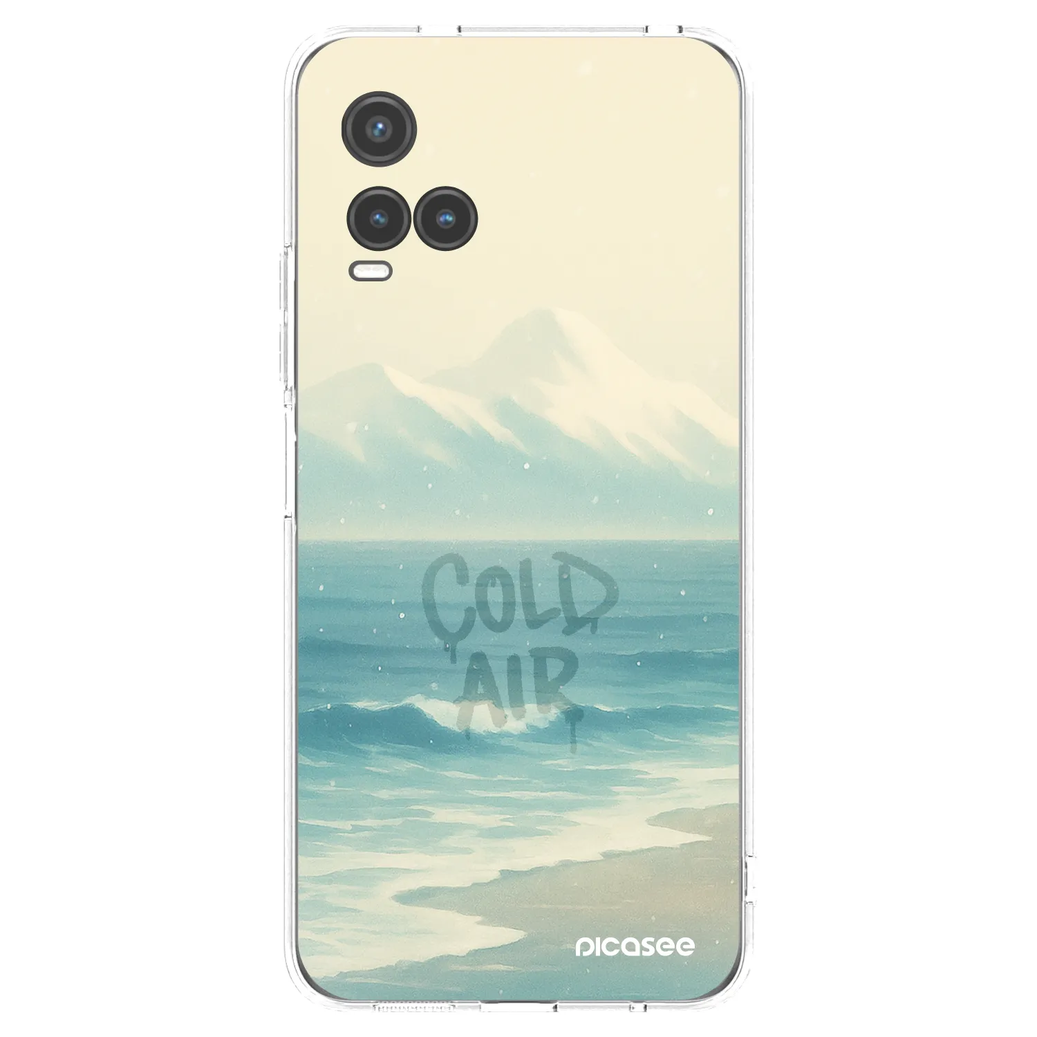 Picasee átlátszó szilikon tok az alábbi mobiltelefonokra Vivo Y33s - COLD AIR