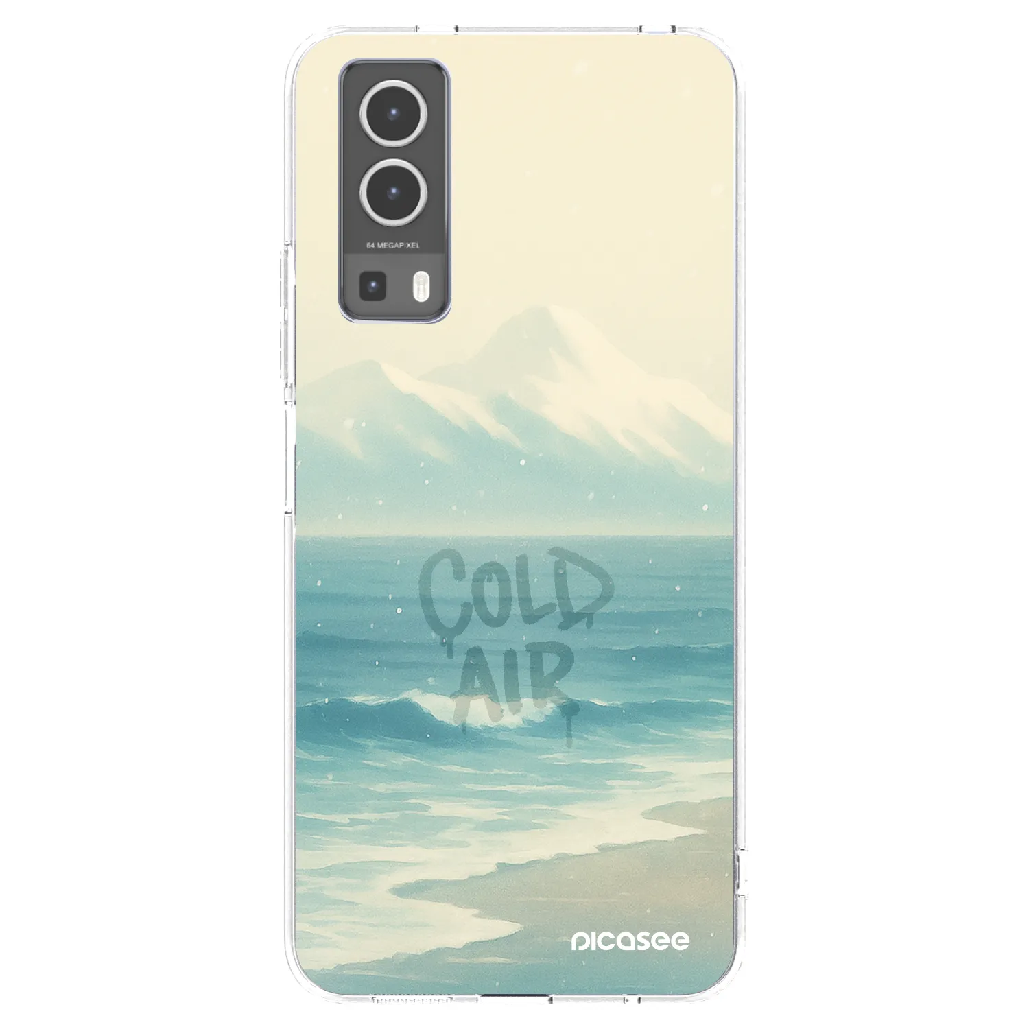 Picasee átlátszó szilikon tok az alábbi mobiltelefonokra Vivo Y72 5G - COLD AIR