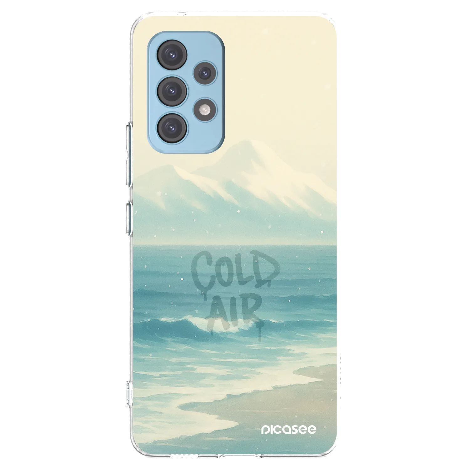 Picasee átlátszó szilikon tok az alábbi mobiltelefonokra Samsung Galaxy A53 5G A536 - COLD AIR