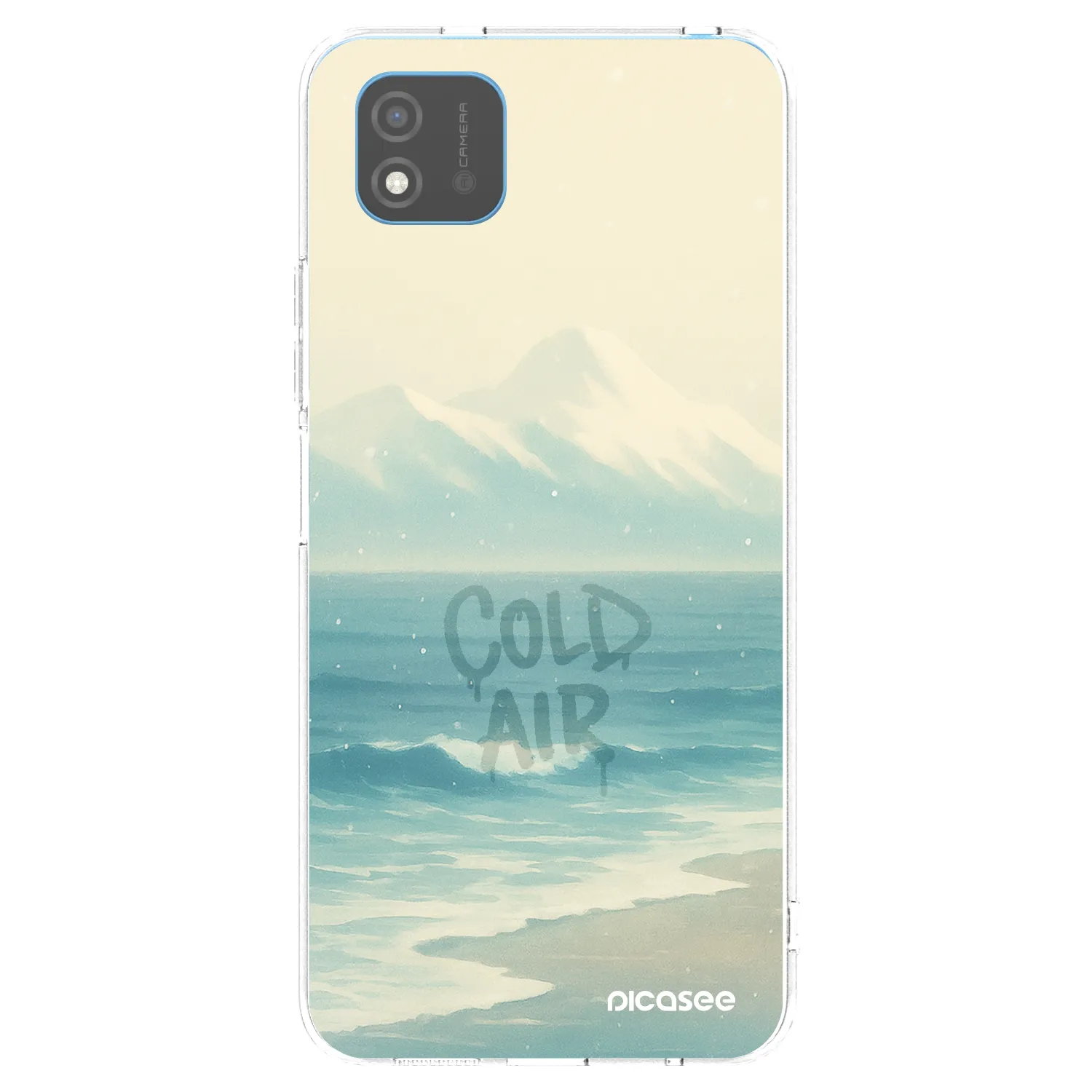 Picasee átlátszó szilikon tok az alábbi mobiltelefonokra Realme C11 (2021) - COLD AIR