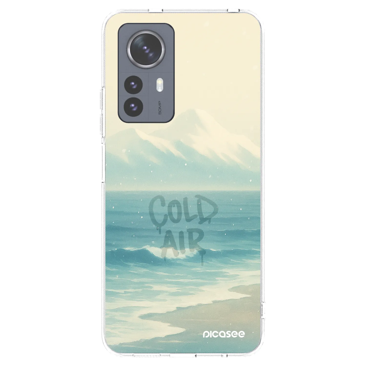 Picasee átlátszó szilikon tok az alábbi mobiltelefonokra Xiaomi 12 Pro - COLD AIR