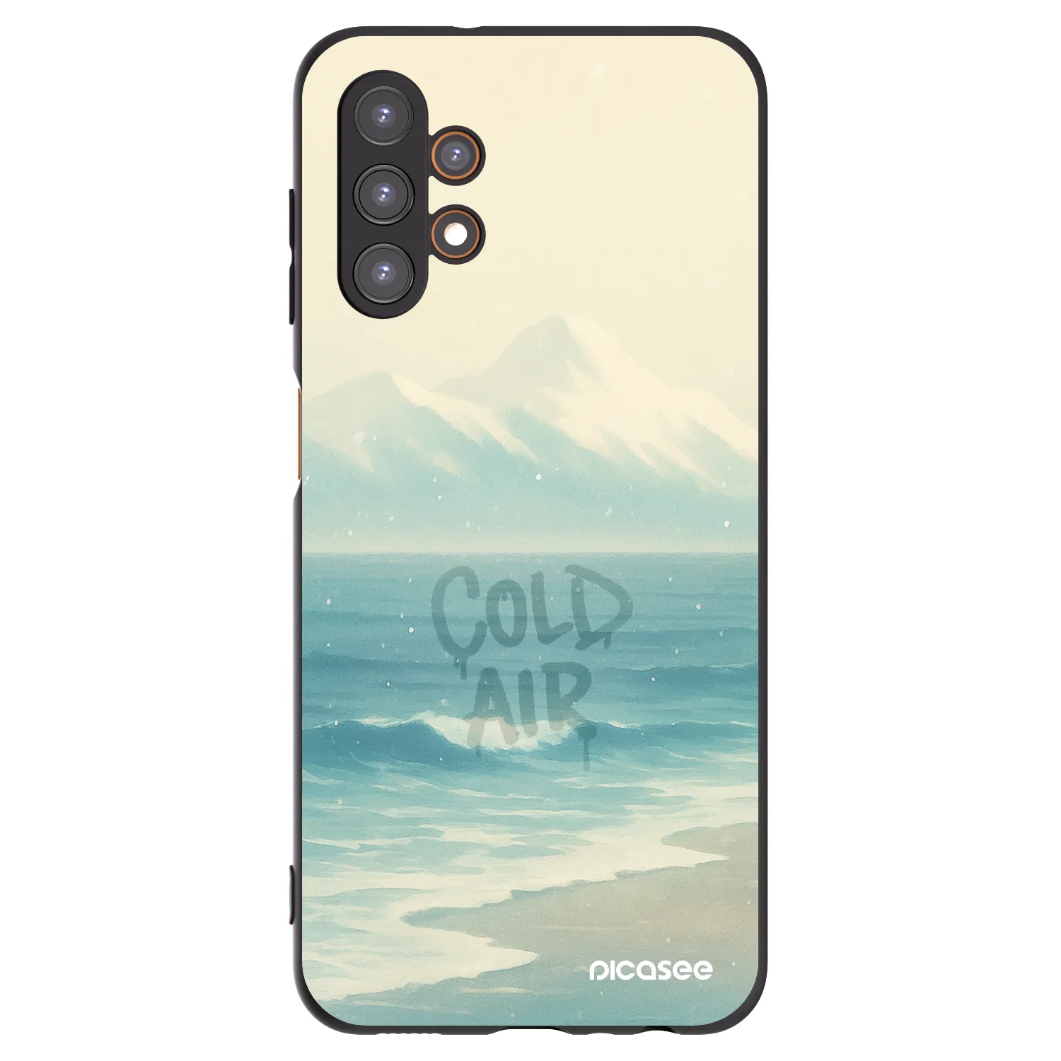 Picasee fekete szilikon tok az alábbi mobiltelefonokra Samsung Galaxy A13 4G A135 - COLD AIR