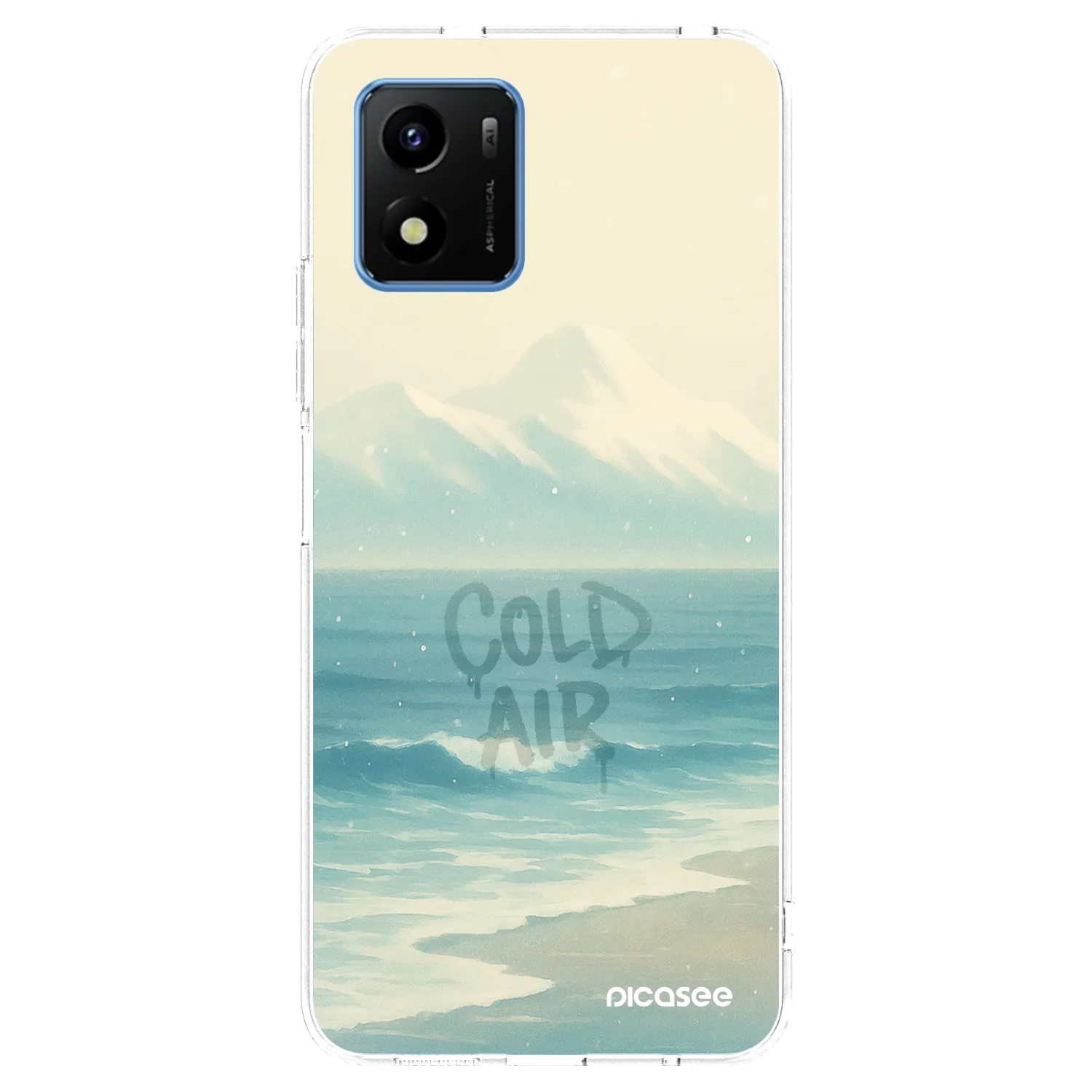 Picasee átlátszó szilikon tok az alábbi mobiltelefonokra Vivo Y01 - COLD AIR
