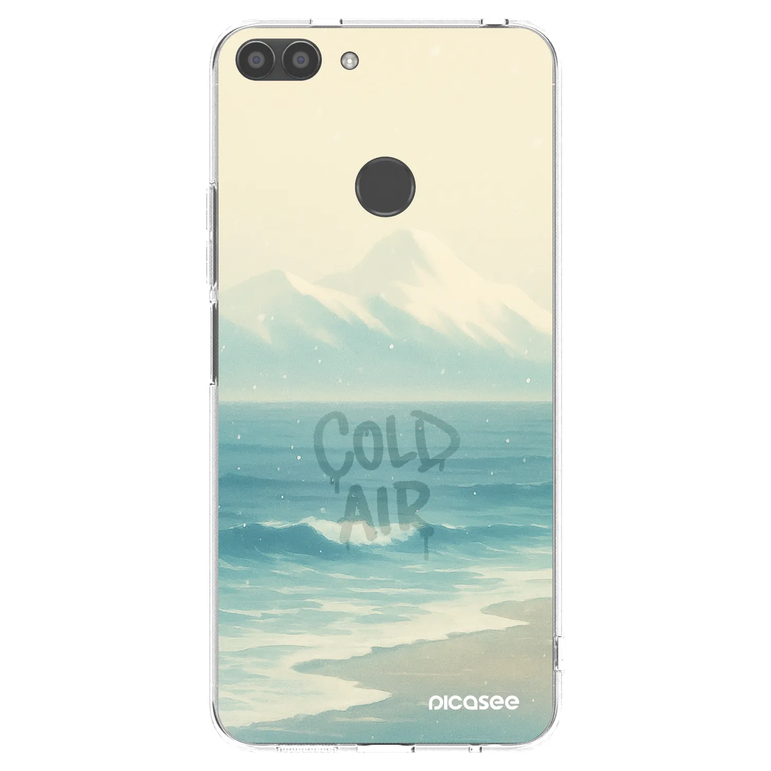 Picasee átlátszó szilikon tok az alábbi mobiltelefonokra Huawei P Smart - COLD AIR