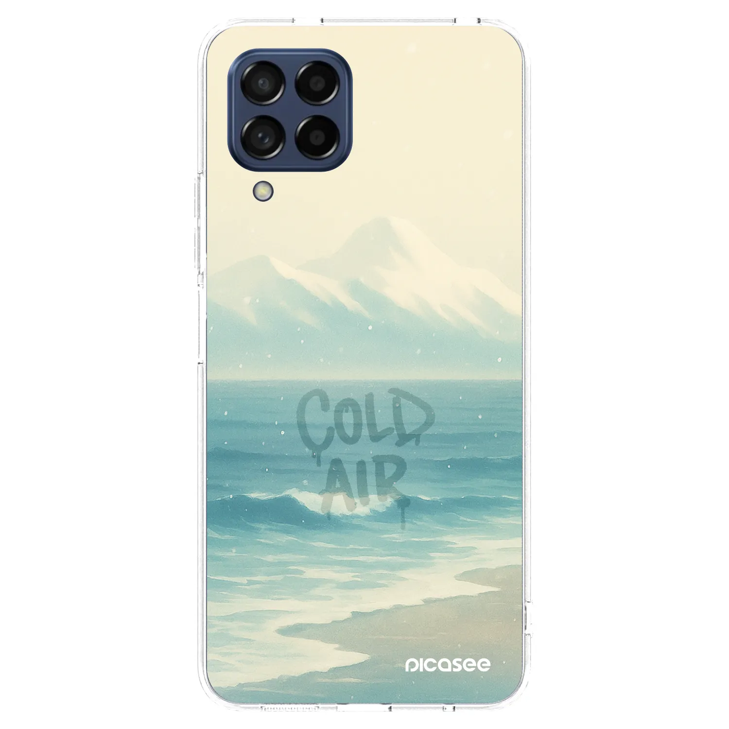 Picasee átlátszó szilikon tok az alábbi mobiltelefonokra Samsung Galaxy M53 5G - COLD AIR