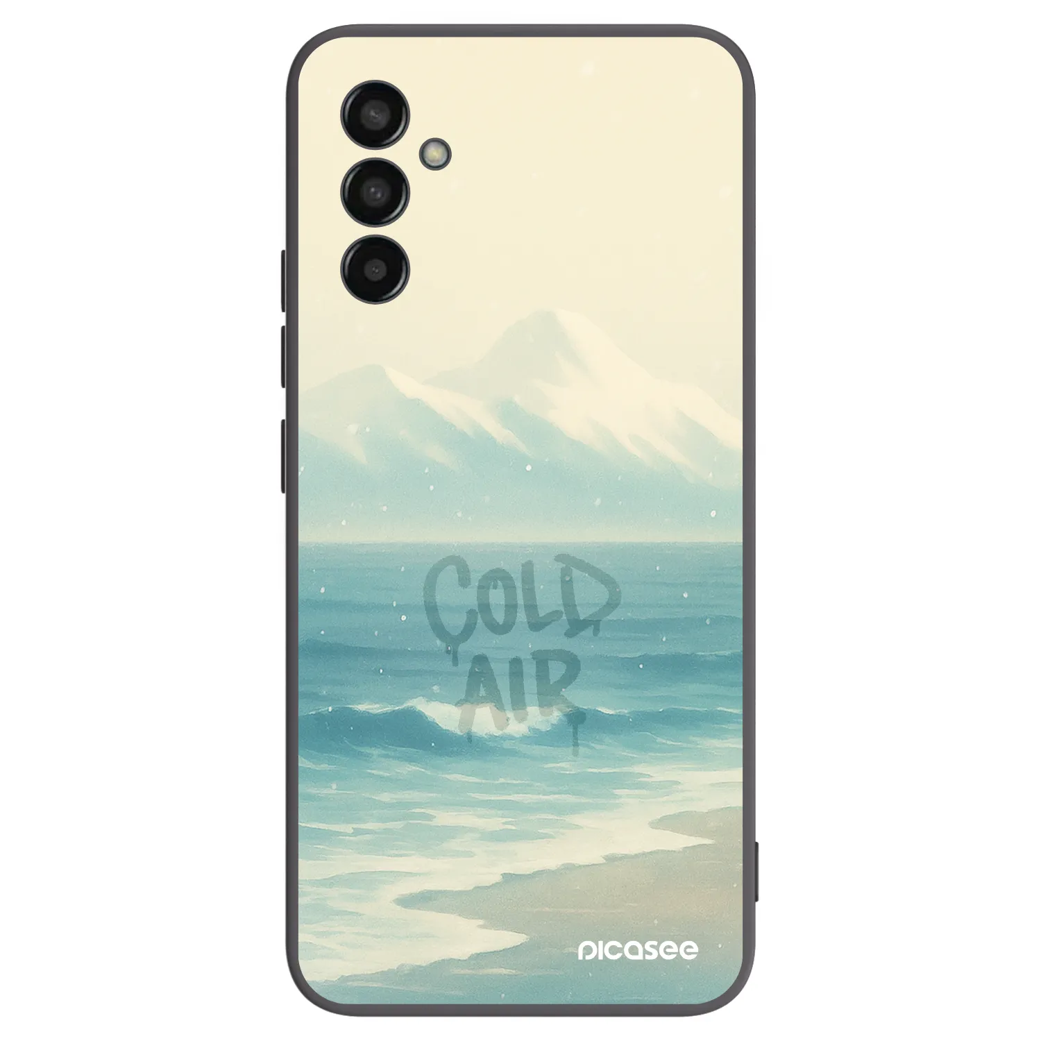 Picasee fekete szilikon tok az alábbi mobiltelefonokra Samsung Galaxy M13 M135F - COLD AIR